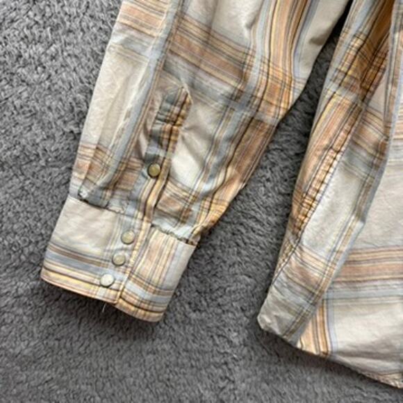 Stetson Men's 2XL Pearl Snap Western Shirt Long Sleeves Pointed Flap Pocket - Picture 7 of 11